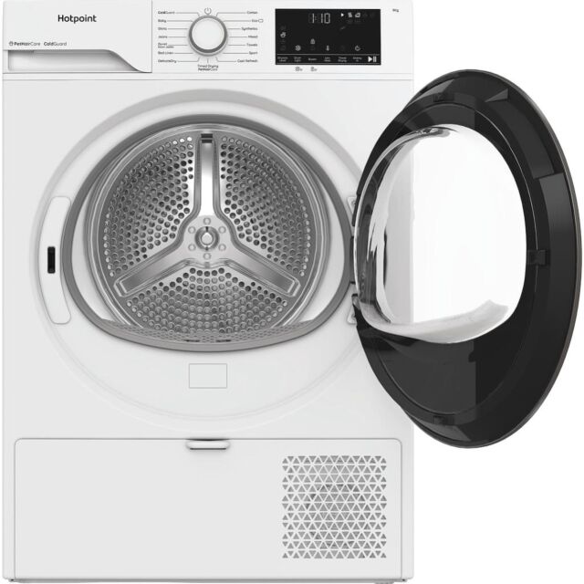 Hotpoint C HD 93M WW UK FabricCare 9kg Heat Pump Tumble Dryer - White