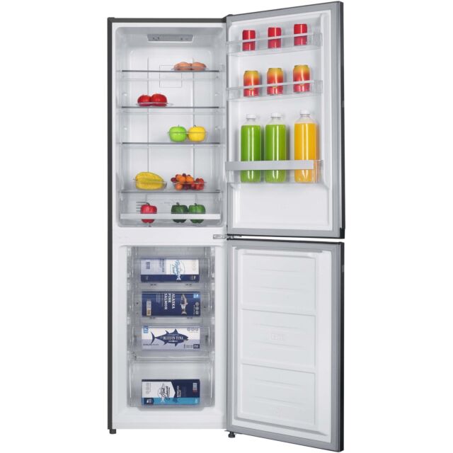 Hotpoint HPKF3241XP4UK 244L Freestanding Total No Frost 50/50 Fridge Freezer with VitalCare - Brushed Steel