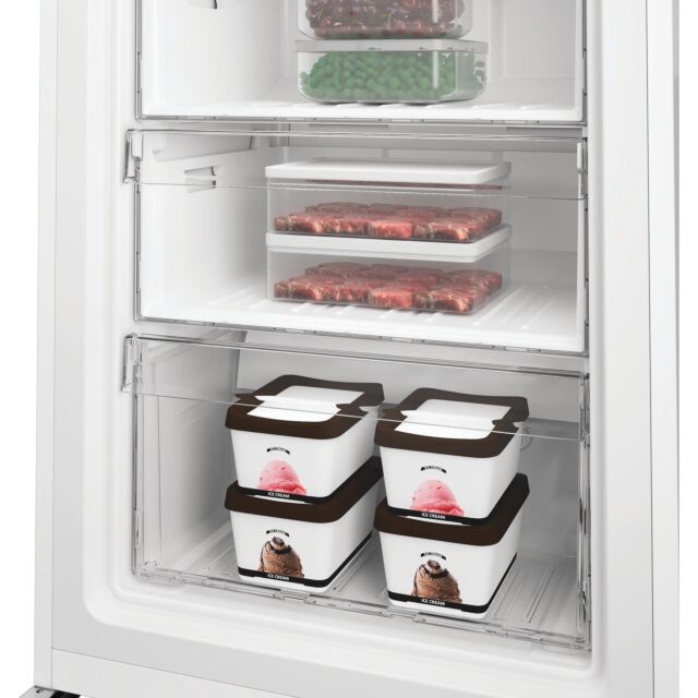 Hotpoint HPMFF1292W4UK 256L Freestanding Frost Free Tall Freezer - White