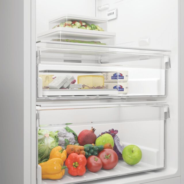 Indesit MLINS1411WEUK 367L Freestanding Low Frost Tall Larder Fridge - White