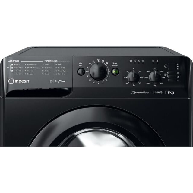 Indesit MTWC 81495 BK UK Freestanding 8kg 1400rpm Washing Machine