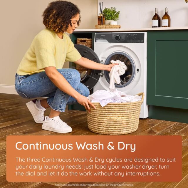 Hotpoint HPD9693GCAREUK 9kg Wash 6kg Dry Fabric Care Pro Washer Dryer with HomeWhiz - Graphite