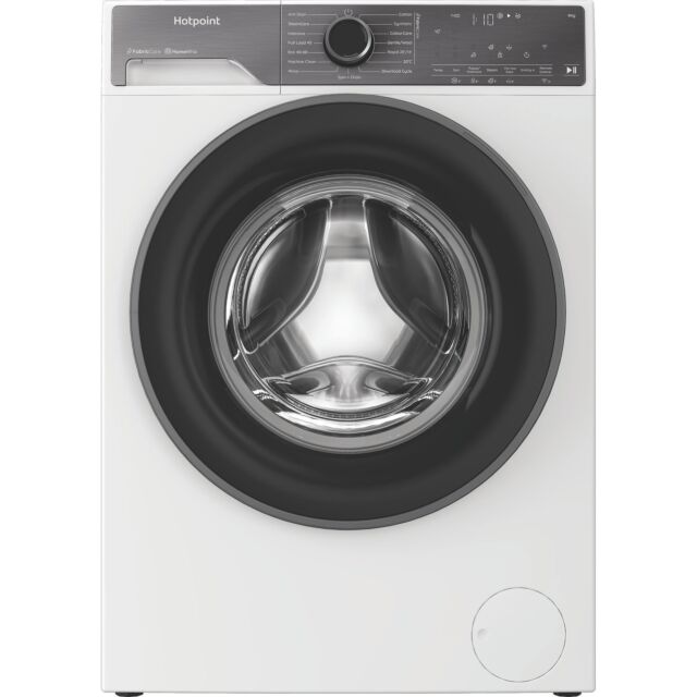 Hotpoint HB93WWCAREUK Fabric Care Freestanding 9kg 1400rpm Washing Machine with HomeWhiz - White