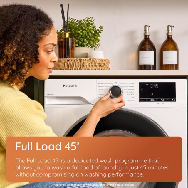 Hotpoint H101GANTISTAINUK AntiStain 10kg Washing Machine with Steam - Graphite