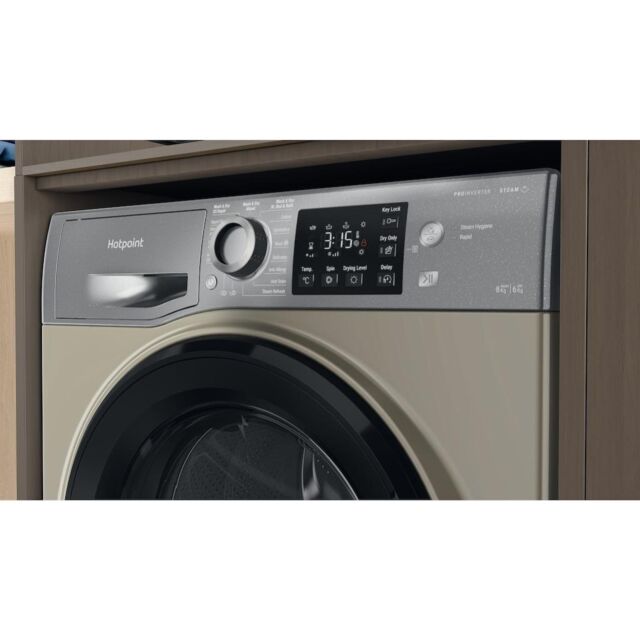 Hotpoint NDB 8635 GK UK Anti-Stain 8+6kg Washer Dryer with 1400rpm - Graphite