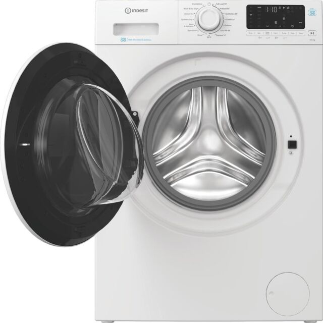 Indesit IDP9646PUSHGOUK 9kg Wash 6kg Dry Push&Go Washer Dryer with Steam - White