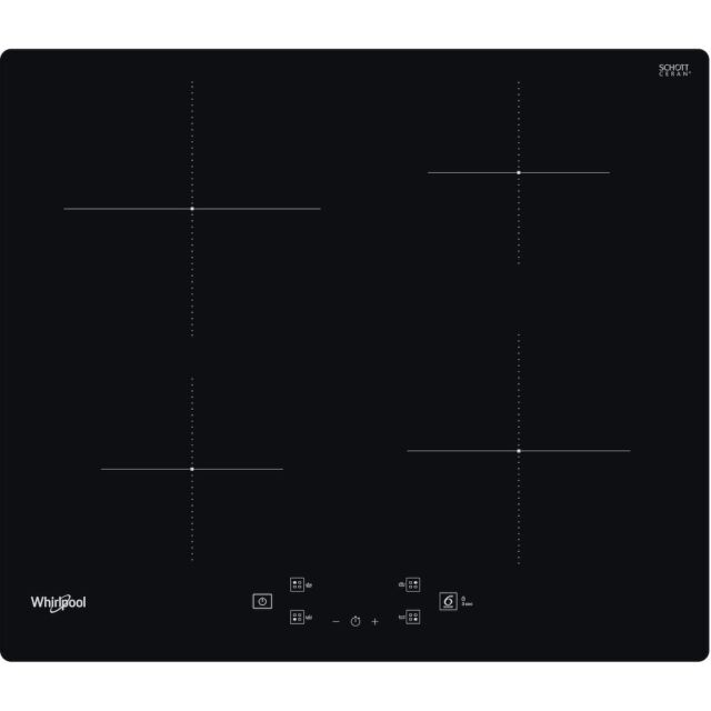 Whirlpool WS Q 2160 NE Induction Hob 4 Zones 60cm - Black