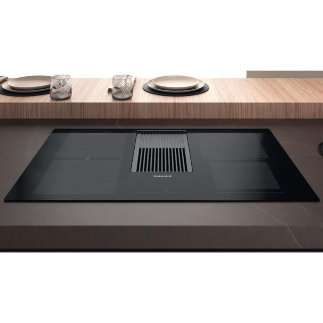Hotpoint PVH92BKFKIT 90cm Venting Induction Hob