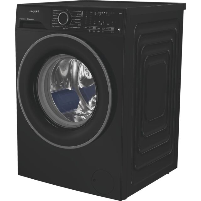 Hotpoint Fabric Care 12kg 1400rpm Washing Machine with HomeWhiz - Black