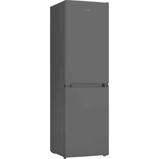 Indesit INKS3251XR4UK 257L Freestanding Low Frost 50/50 Fridge Freezer - Black Steel