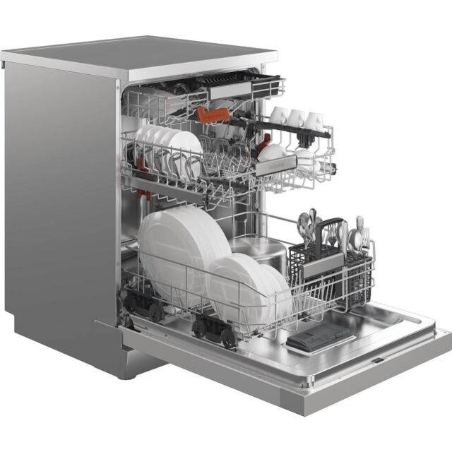 Hotpoint H8F HP51X UK Freestanding 60cm Dishwasher - Stainless Steel