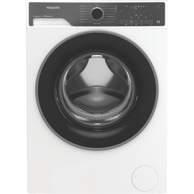 Hotpoint HB103WWCAREUK Fabric Care Freestanding 10kg 1400rpm Washing Machine with HomeWhiz - White