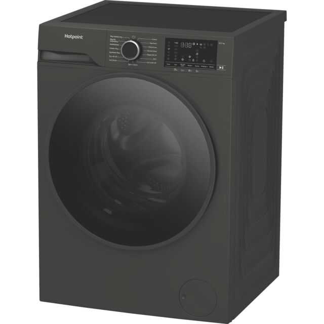 Hotpoint HBD1781GANTISTAINUK 10kg Wash 7kg Dry 1400rpm AntiStain Washer Dryer - Graphite