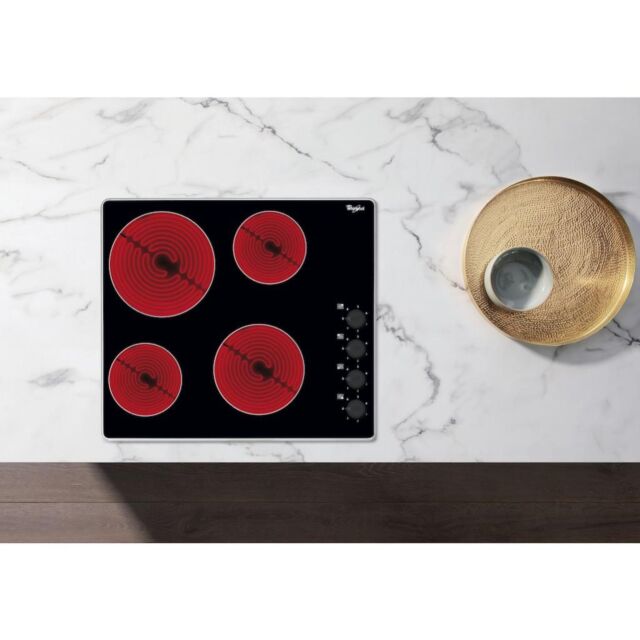 Whirlpool AKM 609 IX Ceramic Hob 4 Zones 60cm - Black