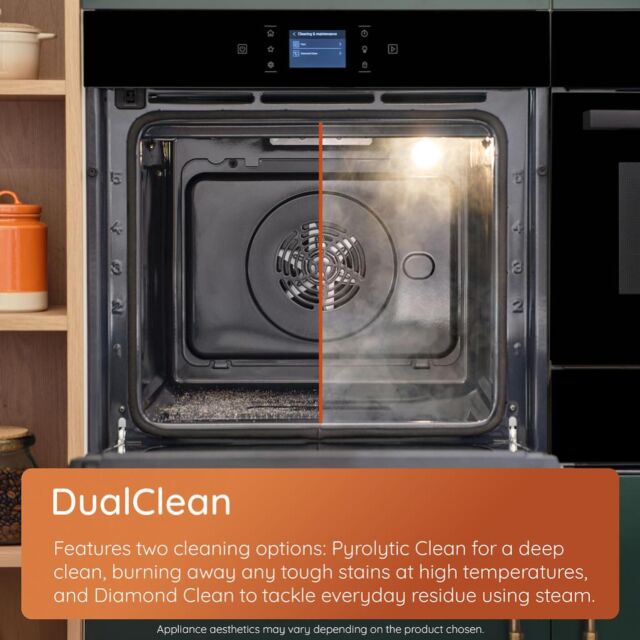 Hotpoint HOI68PT1SXUKC Class 6 60cm Built-In Single Pyrolytic Oven with ActiveMultiflow and Air Fry - Stainless Steel