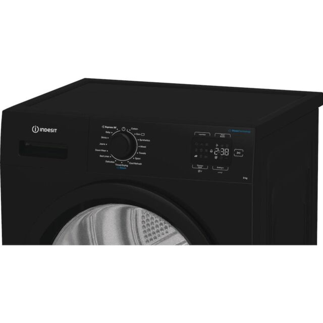 Indesit C YSD 82D BB UK Freestanding 8kg Heat Pump Tumble Dryer