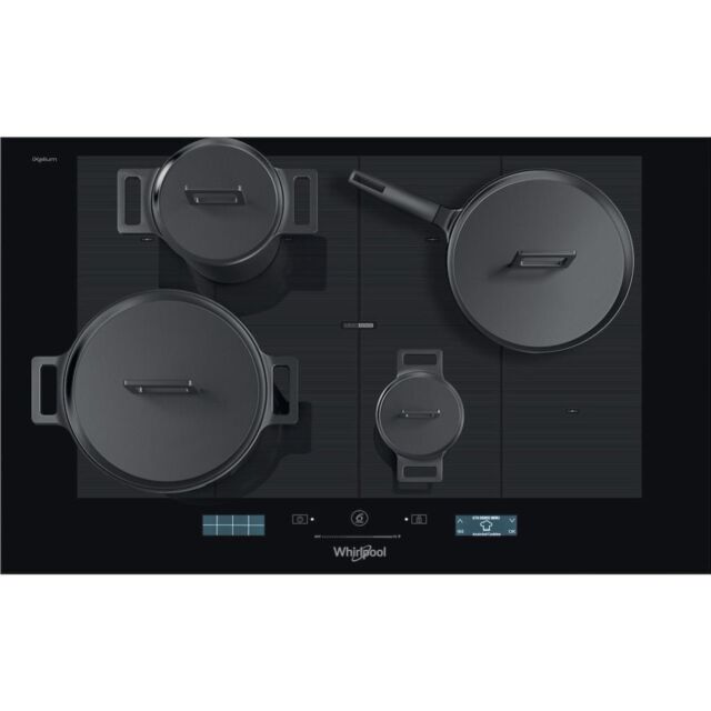 Whirlpool SMP 778 C/NE/IXL SmartCook Induction Hob 8 Zone 75cm - Black