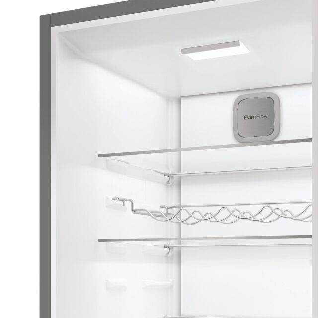Hotpoint HPMLF6442XBR4UK 365L Freestanding Frost Free Tall Larder Fridge - Dark Inox