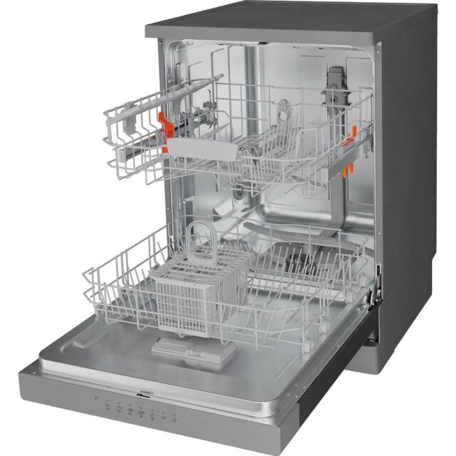 Hotpoint HP2FFC14BN6XUK Freestanding Full Size Dishwasher with Rapid Wash