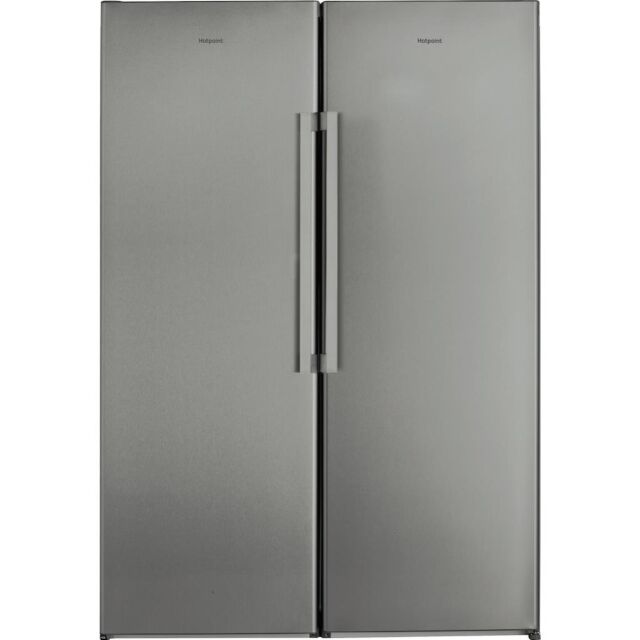 Hotpoint SH6A2QGR 60cm Tall Freestanding Fridge - Graphite
