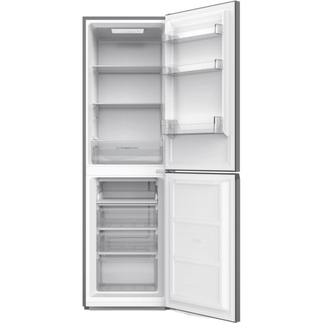 Indesit INKS3251XR4UK 257L Freestanding Low Frost 50/50 Fridge Freezer - Black Steel
