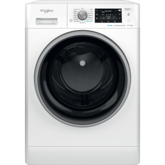 Whirlpool FFWDD 1174489 BSV UK Freestanding 11+7kg Washer Dryer