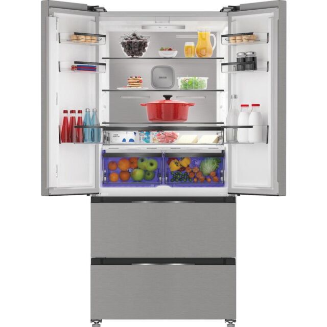 Hotpoint HPG26513XBR4UK Dual No Frost American Fridge Freezer with VitalCare - Dark Inox