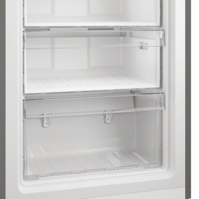 Hotpoint HPMFF1292XBR4UK 256L Freestanding Frost Free Tall Freezer - Dark Inox