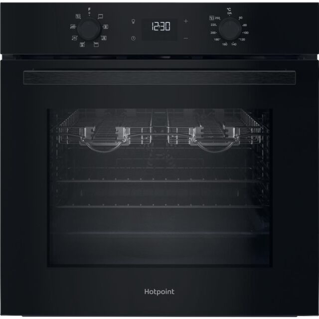 Hotpoint HO455HZBUK Class 2 60cm Built-In Single Multifunction Oven with Multiflow and Easy Grill