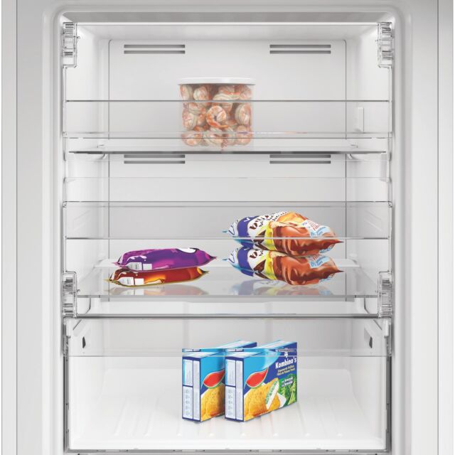 Hotpoint HPMFF1292XBR4UK 256L Freestanding Frost Free Tall Freezer - Dark Inox