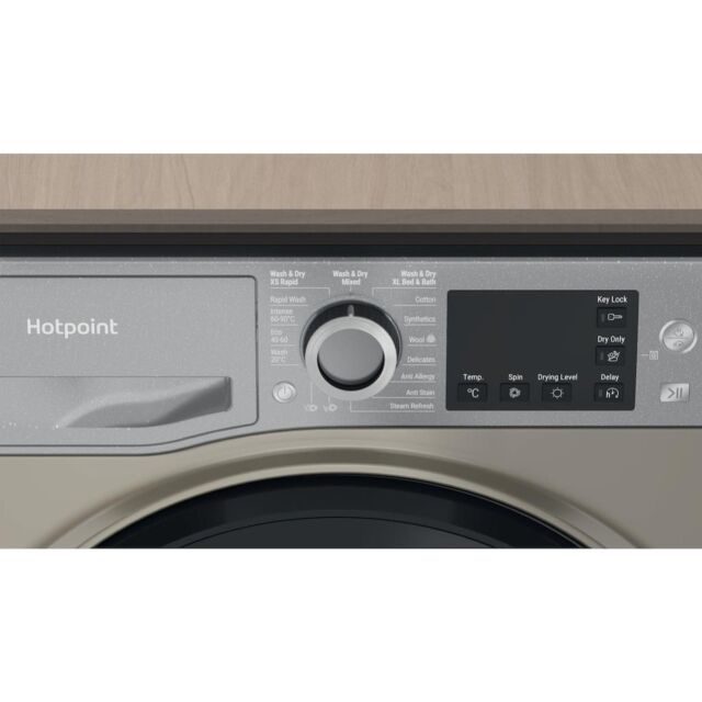 Hotpoint NDB 8635 GK UK Anti-Stain 8+6kg Washer Dryer with 1400rpm - Graphite