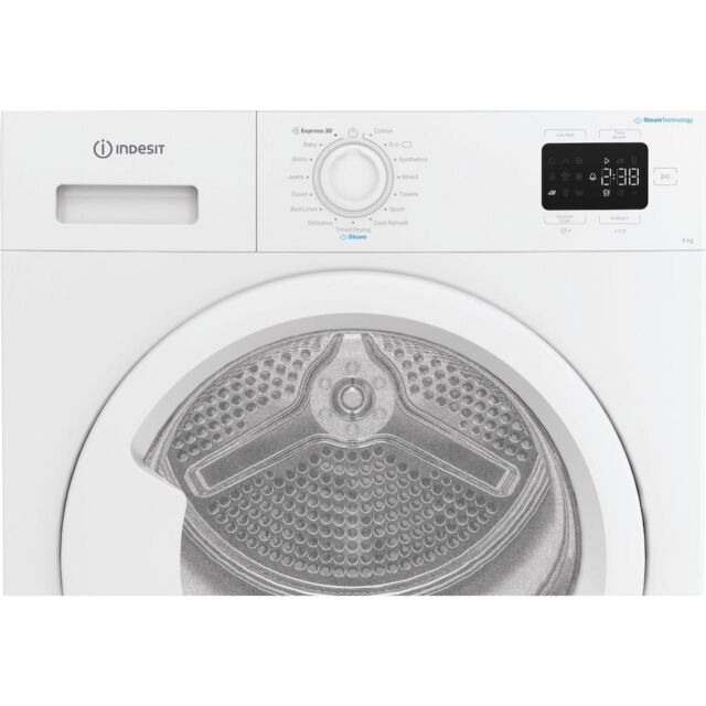 Indesit C YD 92D WW UK Freestanding 9kg Heat Pump Tumble Dryer