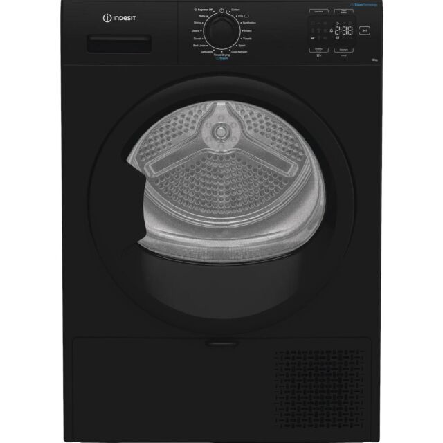 Indesit C YD 92D BB UK Freestanding 9kg Heat Pump Tumble Dryer