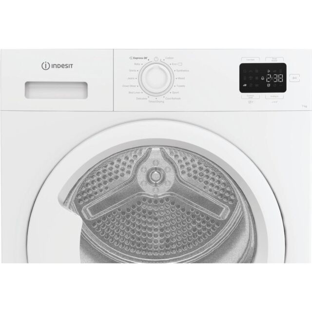 Hotpoint CYSD72DWWUK 7kg Heat Pump Tumble Dryer with QuickCycle