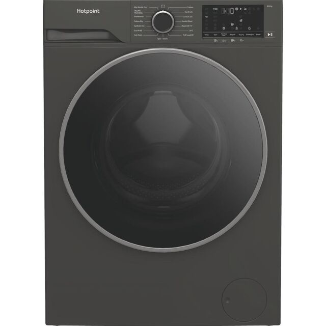 Hotpoint HBD8680GANTISTAINUK AntiStain Freestanding 8+6kg Washer Dryer - Graphite
