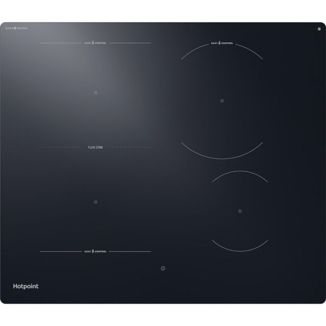 Hotpoint HTX6014DCF HeatControl 60cm Induction Hob with CleanProtect
