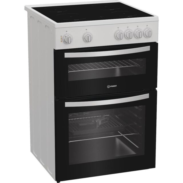 Indesit IDE6VMW Freestanding 60cm Electric Cooker - White
