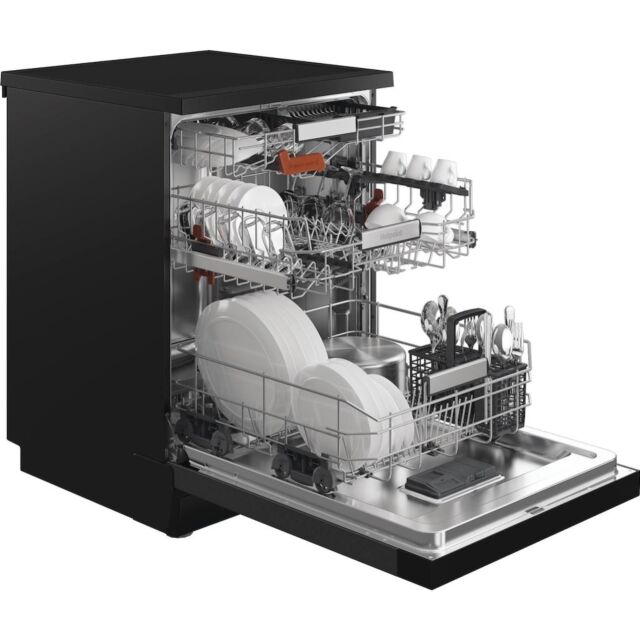 Hotpoint H8F HP51BS UK Freestanding 60cm Dishwasher - Black