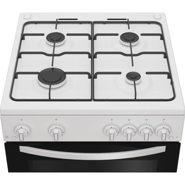 Indesit ITG6GW 60cm Gas Twin Cooker - White