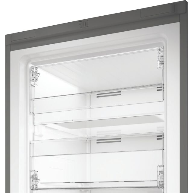Hotpoint HPMFF1292XBR4UK 256L Freestanding Frost Free Tall Freezer - Dark Inox