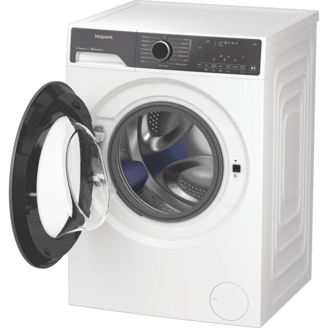 Hotpoint HB123WWCAREUK Fabric Care Freestanding 12kg 1400rpm Washing Machine with HomeWhiz - White