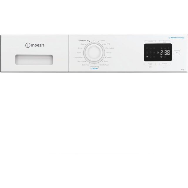 Indesit C YSD 82D WW UK Freestanding 8kg Heat Pump Tumble Dryer