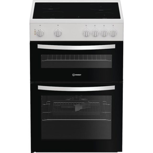 Indesit IDE6VMW Freestanding 60cm Electric Cooker - White