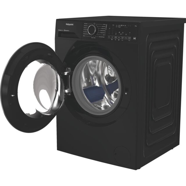 Hotpoint Fabric Care 12kg 1400rpm Washing Machine with HomeWhiz - Black
