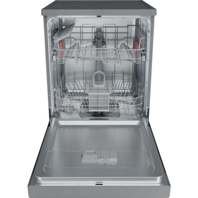 Hotpoint Full Size Freestanding Dishwasher - Inox - 14 Place Settings  - E rated - H2F HL626 X UK