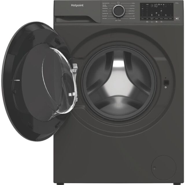 Hotpoint HBD8680GANTISTAINUK AntiStain Freestanding 8+6kg Washer Dryer - Graphite