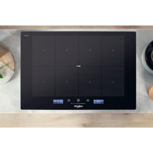 Whirlpool SMP 778 C/NE/IXL SmartCook Induction Hob 8 Zone 75cm - Black