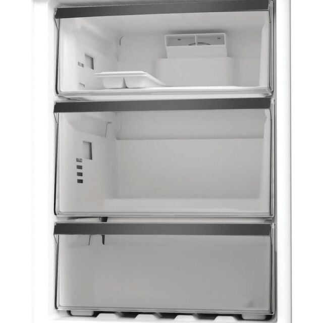 Whirlpool WHK 26363 XP5UK Dual No Frost 60/40 Fridge Freezer with Fresh Lock - Inox