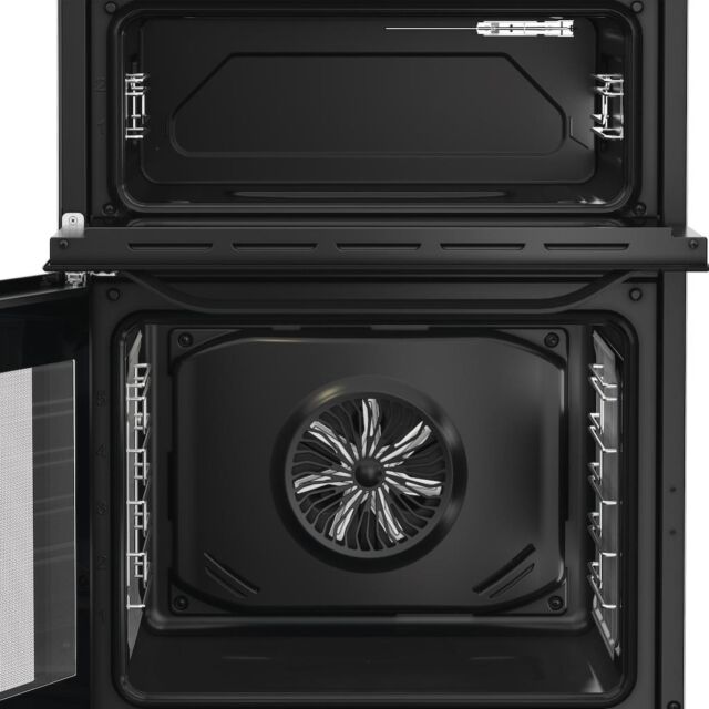Hotpoint HDE6VDCASB1 60cm Freestanding Electric Double Oven Cooker with Air Fry