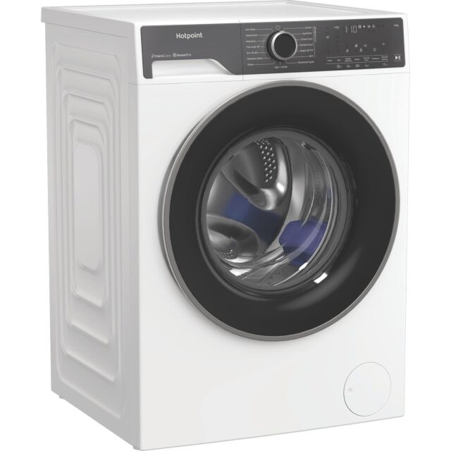 Hotpoint HB123WWCAREUK Fabric Care Freestanding 12kg 1400rpm Washing Machine with HomeWhiz - White